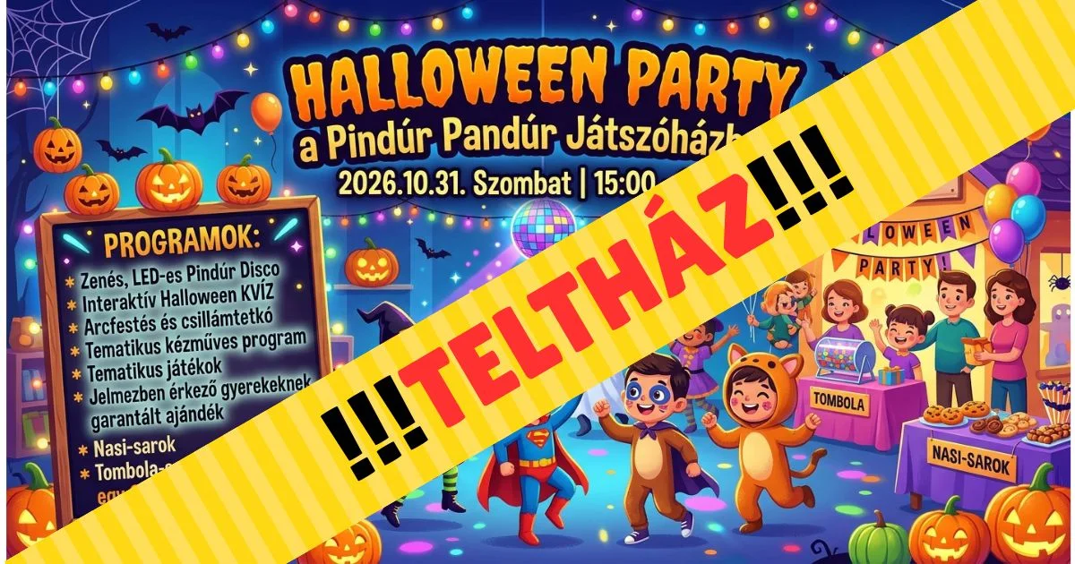 TELTHÁZ! - Halloween Party 2026